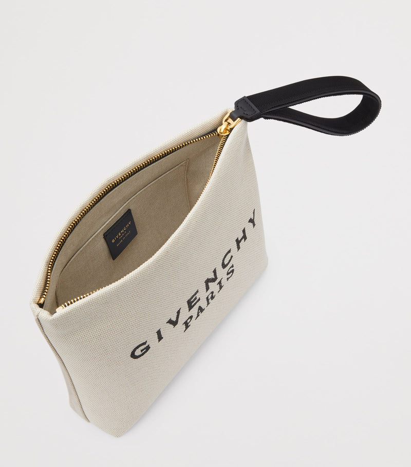 Givenchy Canvas Logo Pouch, UK version