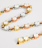 Spinelli Kilcollin Aysa bracelet mixed gold diamonds (British brand)