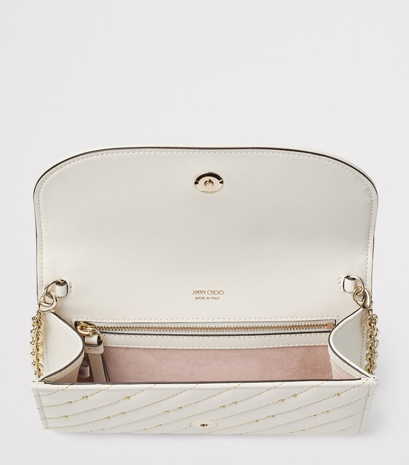 Jimmy Choo Curve lambskin chain wallet - British product