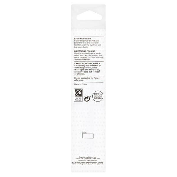 Superdrug Dual Ended Eye Liner Brush GOODS Superdrug