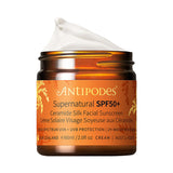 Holland & Barrett Antipodes SPF50 Supernatural Ceramide Silk Facial Sunscreen 60ml- Buy online at McGrocer