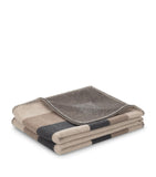 Begg x Co lambswool-cashmere Valatzu Josef blanket 137cm x 180cm - British product