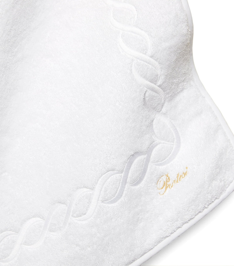 Pratesi Cotton Treccia bath mat 50cm x 90cm, imported from the UK