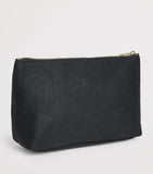 Harrods small logo cosmetic bag, synthetic material, zipped closure - British product
