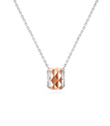 Harrods Graff Rose Gold, White Gold and Diamond LG Signature Pendant Necklace- Buy online at McGrocer
