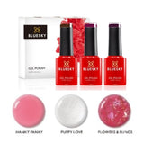 Bluesky Mini Trio Set gel nail polish Flowers & Kisses 5ml, UK version