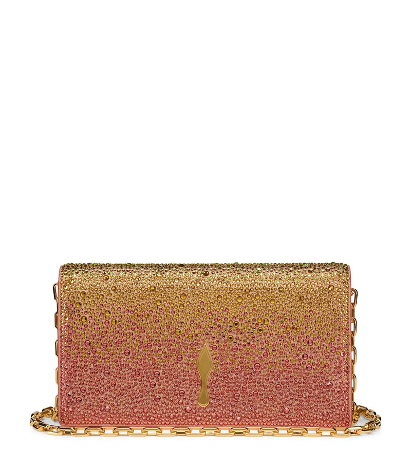 Christian Louboutin Bettina Strass clutch bag - British product
