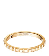 Harrods Boucheron Mini Yellow Gold Clou de Paris Wedding Ring- Buy online at McGrocer