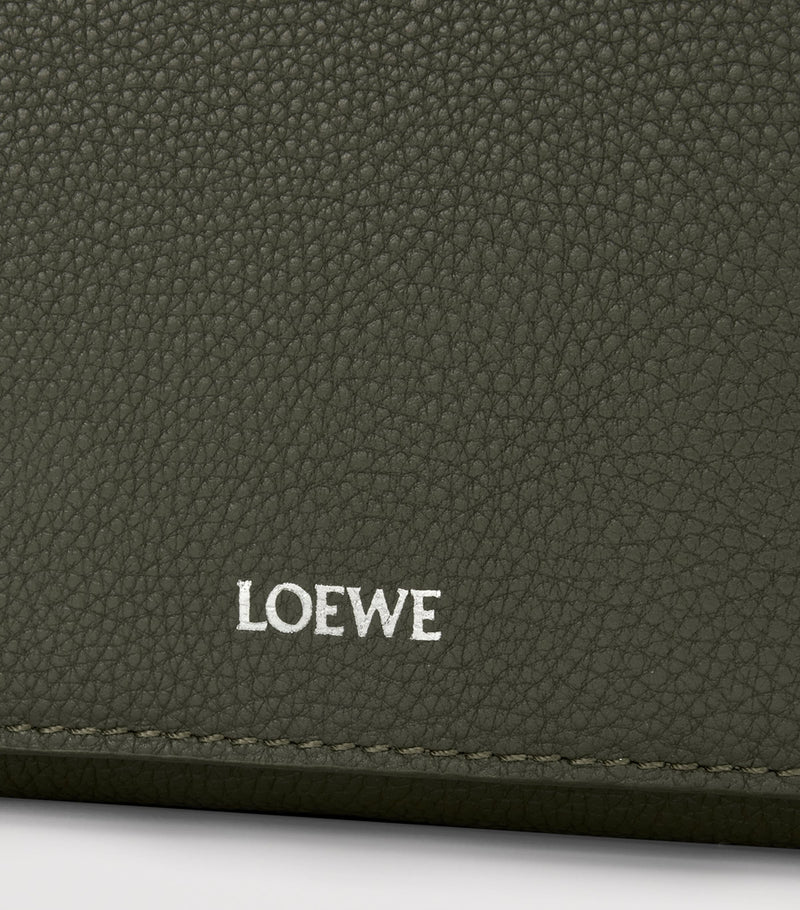 LOEWE Pebble grained leather messenger bag (British brand)