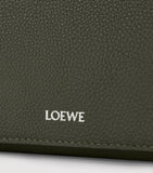 LOEWE Pebble grained leather messenger bag (British brand)