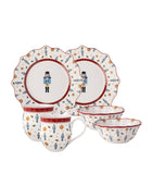Villeroy & Boch porcelain breakfast set Nutcracker Toy's Delight 6-piece (British brand)