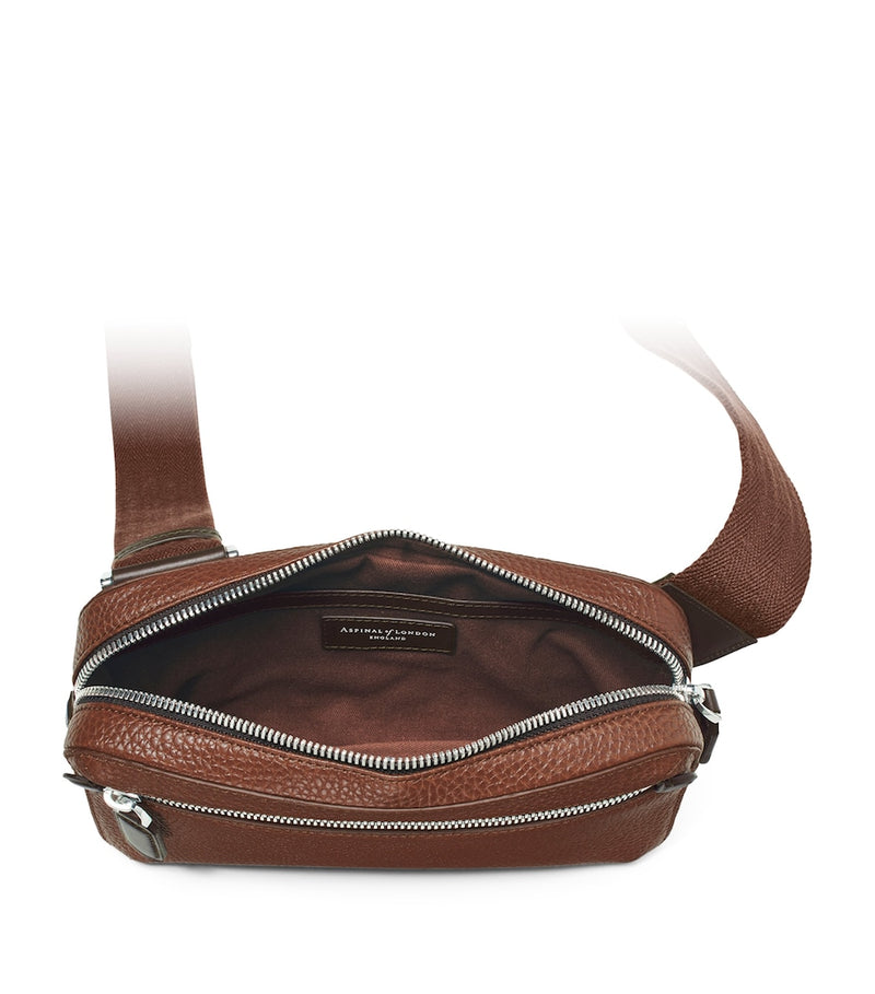 Aspinal of London reporter compact leather belt bag - British product