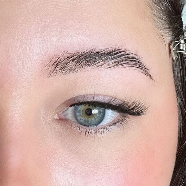 Space Baby Perky Strip Lashes pack (British brand)