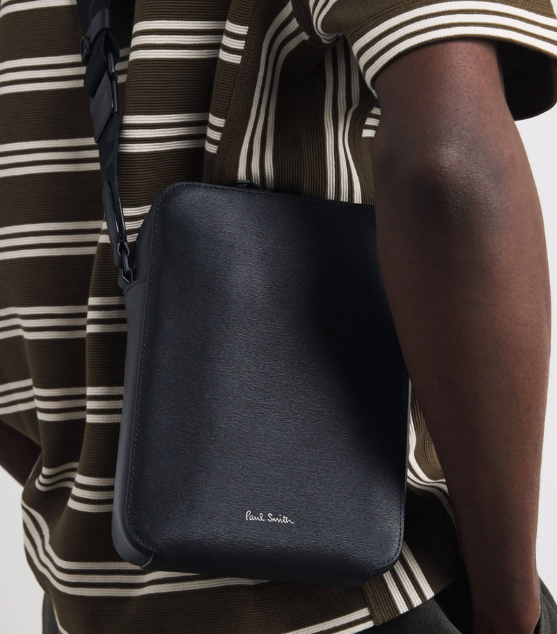 Paul Smith leather cross-body bag - British product