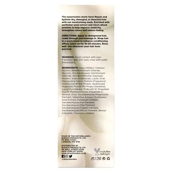 Bleach London Reincarnation Hair Mask 200ml - British product