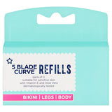 Superdrug Superdrug Curve 5 Razor Blade Refill 3-Pack Razor Cartridges- Buy online at McGrocer