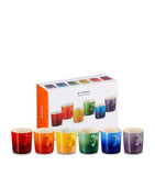 Le Creuset stoneware rainbow mugs set of 6, UK version