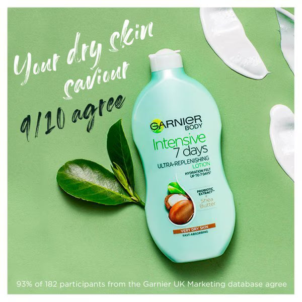 Garnier Intensive 7 Days Aloe Body Lotion 400ml, UK version