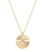 Harrods Chaumet Large Yellow Gold and Diamond Jeux de Liens Harmony Pendant Necklace- Buy online at McGrocer