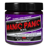 Superdrug Manic Panic High Voltage Plum Passion Semi Permanent Hair Dye 118ml- Buy online at McGrocer