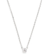 Harrods Harrods White Gold and Diamond Pendant Necklace 0.25ct- Buy online at McGrocer