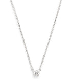 Harrods white gold diamond pendant necklace 0.25ct (British brand)