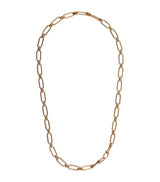 Harrods Annoushka Yellow Gold Knuckle Bold Link Chain Necklace 50cm- Buy online at McGrocer