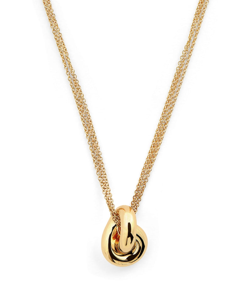 Engelbert yellow gold Legacy Knot necklace (British brand)