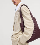 Bottega Veneta small leather Veneto tote bag, imported from the UK