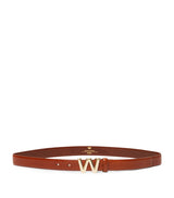 Harrods Weekend Max Mara Leather Logo Belt- Buy online at McGrocer