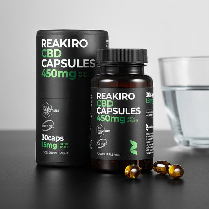 Reakiro CBD Gel 15mg 30 Capsules - 998728