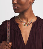 Jacquie Aiche Shaker necklace yellow gold mixed gemstone - British product