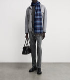Harrods cashmere tartan scarf made in Scotland - British product
