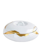 Bernardaud Kintsugi pebble box 12.5cm - British product