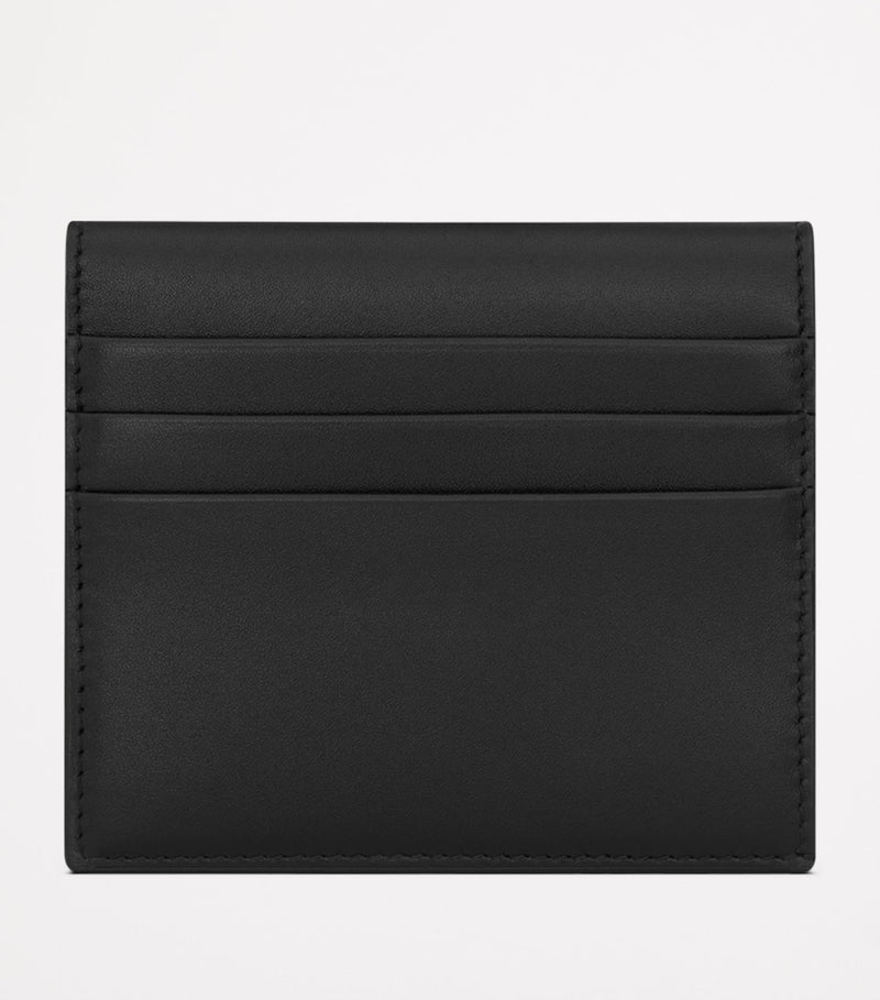 Saint Laurent reversible leather card holder with 6 slots, imported from the UK
