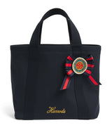 Harrods Harrods Small Cotton Canvas British Rosette Tote Bag- Buy online at McGrocer