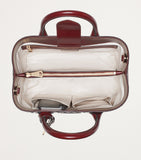 Aspinal of London midi leather woven tote bag, UK version