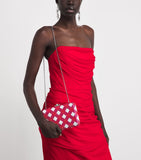 Judith Leiber embellished clutch bag with crystals, UK version