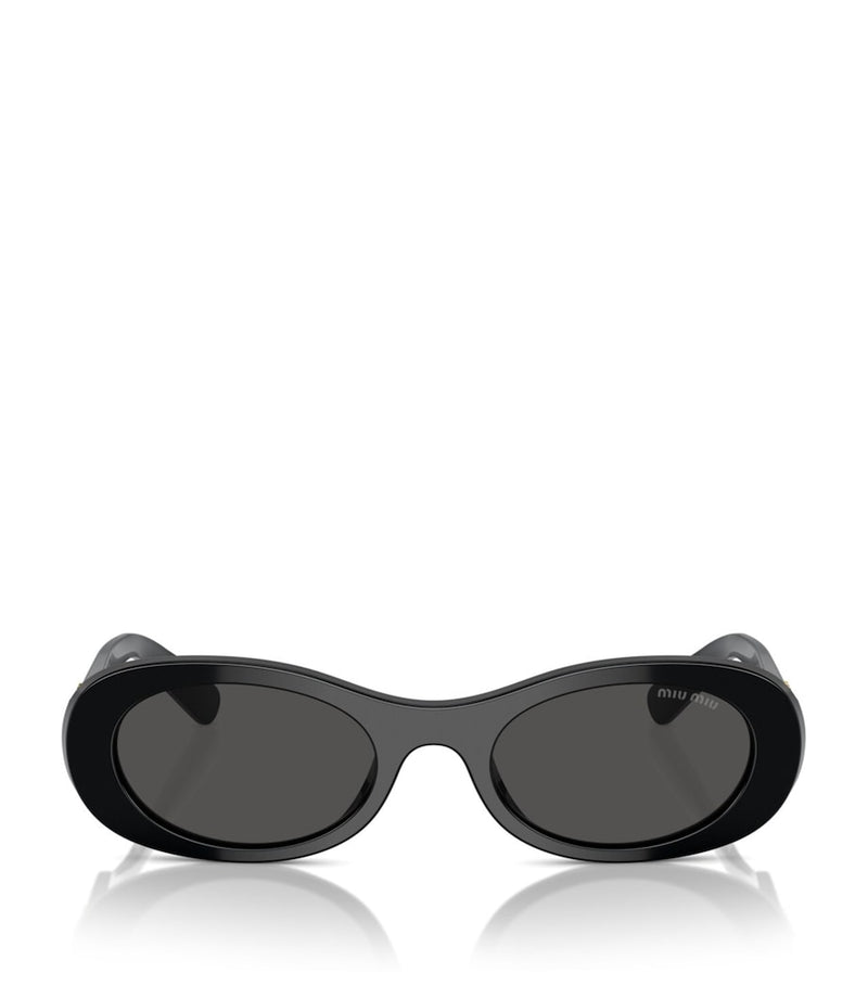Miu Miu acetate oval sunglasses, UK version
