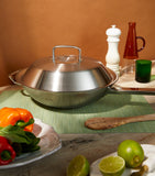 Fissler Original-Profi Handled Wok with Lid 30cm - British product