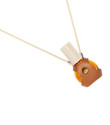 Harrods Leather Bottle Case with Cross-Body Strap for Cognac- Buy online at McGrocer