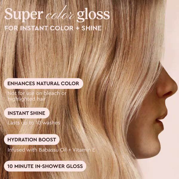 Glaze Hair Gloss Honey Blonde 190ml, UK version
