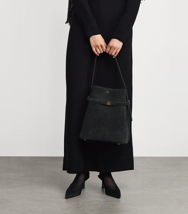 Toteme suede bucket bag, imported from the UK