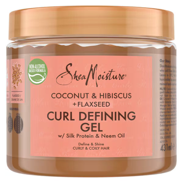 SheaMoisture Styling Gel Coconut & Hibiscus 431ml - British product