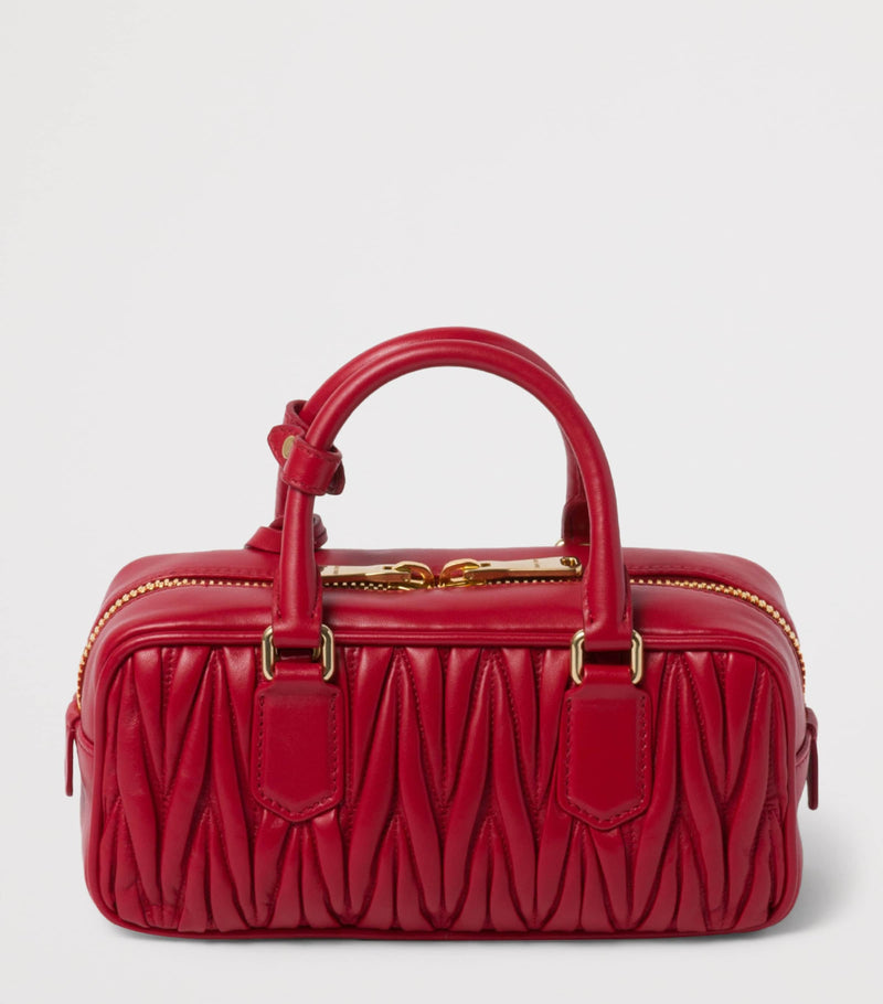 Miu Miu nappa leather Matelassé Arcadie top-handle bag, UK version