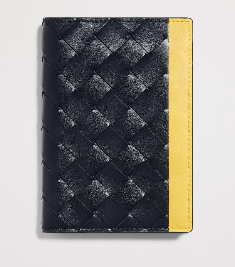 Bottega Veneta Intrecciato calfskin passport holder (British brand)