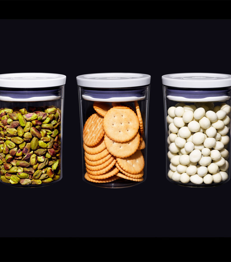 OXO POP canisters set of 3, imported from the UK