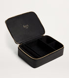 Harrods croc-embossed leather trinket box - British product