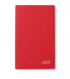Smythson Panama leather weekly diary (British brand)