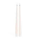 Deluxe Homeart wax LED dinner candles set of 2 - British product